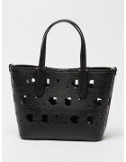 Michael Kors Geanta shopper cu perforatii Eliza - Negru