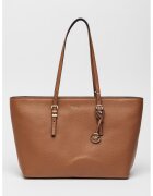 Michael Kors Geanta shopper de piele Quinn - Maro scortisoara
