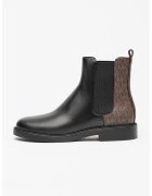 Michael Kors Ghete Chelsea cu model logo - Negru/Maro