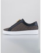 Michael Kors Pantofi sport cu model si garnituri de piele ecologica - Negru/Maro