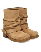 Michael Michael Kors Botine pentru dama 40F5COFE5S - Piele naturala - Maro