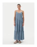 Michael Michael Kors Rochie de vara dama albastru deschis - 100% bumbac