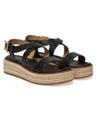 Michael Michael Kors Sandale dama - espadrile Negru - piele naturala - Negru