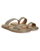 Michael Michael Kors Slapi dama - Pale Gold 740 - piele naturala