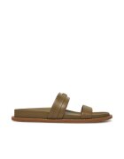 Michael Michael Kors Slapi dama - Safari piele naturala - Mandy Flat - Verde