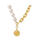 MIIRO Colier Pearl Destiny Gold