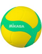 Mikasa Minge volei VS160W - 18 panouri - verde-galben - dimensiune 4 - set 1 buc.