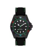 Milano X Change Ceas barbatesc 43 mm - curea plastic - rezistent la apa 5 ATM - negru