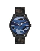 Milano X Change Ceas barbatesc MEX3104 - carcasa otel 44mm - curea otel - rezistent la apa 3 ATM - negru