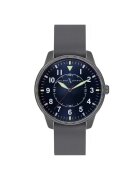 Milano X Change Ceas barbatesc MEX3136 44mm - curea silicon gri metalizat - mecanism quartz - rezistenta la apa 3 ATM