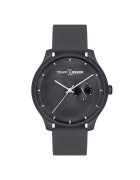 Milano X Change Ceas barbatesc MEX3146 - 42mm - gri - curea din silicon - mecanism quartz - rezistenta la apa 3 ATM