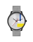 Milano X Change Ceas barbatesc MEX3239 - 43mm - curea textila neagra - rezistenta la apa 3 ATM