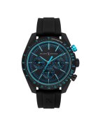 Milano X Change Ceas barbatesc model MXG3115 - 43 mm - mecanism Quartz - rezistent la apa 5 ATM - curea plastic - culoare neagra