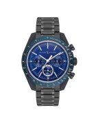 Milano X Change Ceas barbatesc MXG3119 - 43mm - curea din otel - rezistent la apa 5 ATM - gri