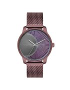 Milano X Change Ceas dama MEX1167 38mm - violet - curea textila - rezistent la apa 3 ATM