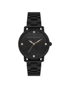 Milano X Change Ceas dama MEX1184 38mm curea textil negru - rezistent la apa 3 ATM
