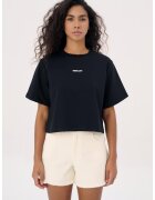 Misaga Tricou lejer cu imprimeu pe partea din spate - Negru