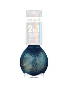 Miss Sporty Lac De Unghii Glow Glitter - 7 ml - Albastru