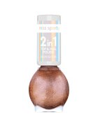 Miss Sporty Lac De Unghii Glow Glitter - 7 ml - Auriu