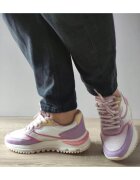 Misscat Pantofi Casual Dama 250533-18 Mov Cu Alb - Mov - Mov