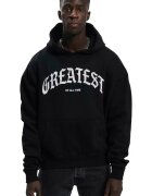 Mister tee Hanorac unisex cu imprimeu pe partea din spate - Alb/Negru