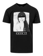 Mister tee Tricou cu decolteu la baza gatului si imprimeu foto