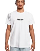 Mister tee Tricou cu decolteu la baza gatului si imprimeu grafic pe partea din spate - Alb