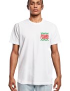 Mister tee Tricou cu imprimeu text - Rosu/Alb/Verde