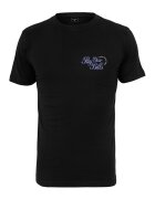 Mister tee Tricou de bumbac cu decolteu la baza gatului si imprimeu grafic - Negru
