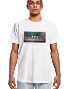 Mister tee Tricou de bumbac cu imprimeu foto - Alb/Albastru petrol