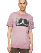 Mister tee Tricou de bumbac cu imprimeu foto - Roz fandango