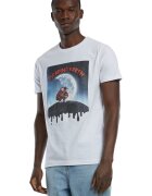 Mister tee Tricou de bumbac cu imprimeu grafic - Gri/Alb optic
