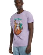 Mister tee Tricou de bumbac cu imprimeu grafic - Lila