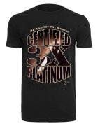 Mister tee Tricou de bumbac cu imprimeu - Negru/Maro