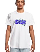 Mister tee Tricou de bumbac cu text - Alb/Albastru royal
