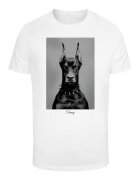 Mister tee Tricou din bumbac cu imprimeu foto Dawg - Alb