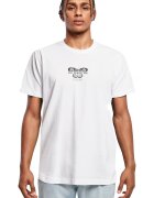 Mister tee Tricou din bumbac cu imprimeu grafic - Alb/Roz/Albastru