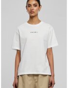 Mister tee Tricou din bumbac cu imprimeu grafic pe partea din spate - Alb/Gri deschis