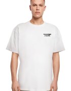 Mister tee Tricou din bumbac cu imprimeu text - Alb/Negru