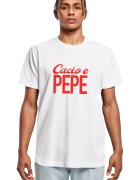 Mister tee Tricou din bumbac cu imprimeu text - Rosu/Alb