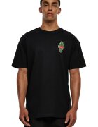 Mister tee Tricou din bumbac cu imprimeu - Verde/Negru/Alb murdar