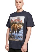 Mister tee Tricou unisex cu imprimeu foto - Maro/Albastru ultramarin/Caramiziu
