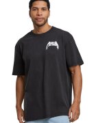 Mister tee Tricou unisex cu imprimeu grafic - Alb/Negru stins/Albastru