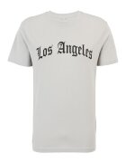 Mister tee Tricou unisex cu imprimeu text - Negru/Gri deschis