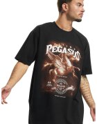 Mister tee Tricou unisex lejer cu imprimeu grafic - Alb/Negru/Caramel