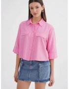 Mixray Camasa dama - scurta - bumbac - roz pudrat