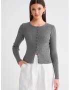Mixray Cardigan dama gri -
