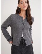 Mixray Cardigan dama - Gri inchis - Tricot - One Size
