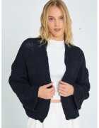 Mixray Cardigan - decolteu in V - negru - tricot -