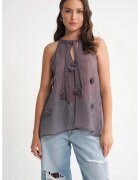 Mixray cu volane - roz textil - Roz